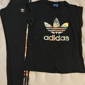 Adidas 2 piece legging set